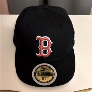 New Era Navy 59FIFTY Red Sox Cap